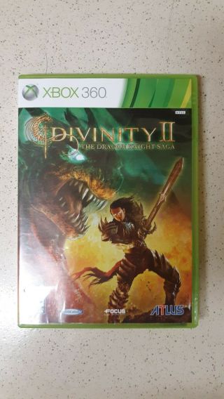 Divinity Ii: The Dragon Knight Saga Divinity 2 Microsoft Xbox 360 Rare Complete
