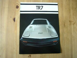 Triumph Tr7 Us Market Brochure,  1977,  Very Rare,