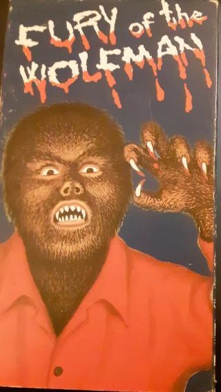 The Fury Of The Wolfman Paul Naschy 1987 Alpha Video Horror Oop Vhs Rare