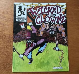 Rare Icp “wicked Clownz” Comic Book Signed By Shaggy 2 Dope