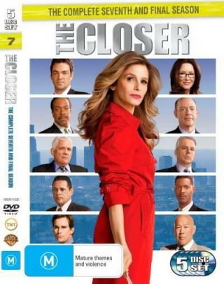 The Closer : Season 7 (dvd,  2012,  5 - Disc Set) Seventh Final Rare - Post