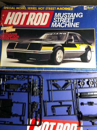 Vintage Revell,  Hot Rod Mustang Street Machine 7116 Rare All On Trees 9 Loose.