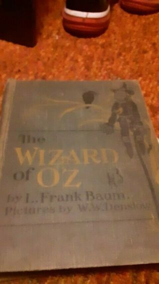The Wizard Of Oz.  2nd Edition,  1st State.  Color.  By L.  Frank Baum Rare