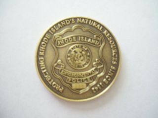 Rare Rhode Island Environmental Police Challenge Coin