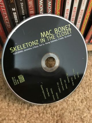 Mac Bonez Skeletonz In The Closet Disc Only Rare Antioch 925 G - Funk Cd
