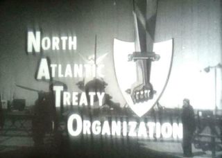 16mm TV commercial: NATO - 1950 ' s classic Network ad promotional - RARE 2