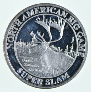 Rare Silver - 31.  2 Grams - North American Big Game - Round.  999 Fine Silver 283