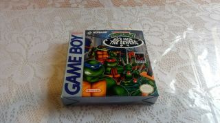 Rare Teenage Mutant Ninja Turtles Ii: Back From The Sewers (gameboy) Box Only