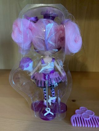 Littlest Pet Shop LPS Blythe Purple Ribbons & Twirls B43 Doll Very Rare & HTF 3