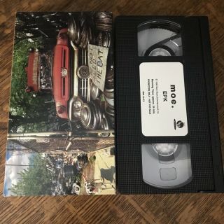 Moe.  Tin Cans And Car Tires 1998 Vhs Demo Jam Band Rock N Roll Rare Promo