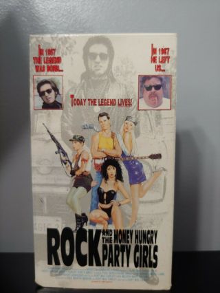 Rock And The Money Hungry Party Girls Vhs Camp Video Camp Motion Picture Rare
