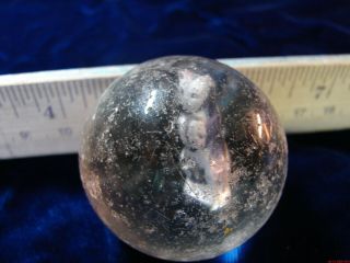 Rare Old German Sulphide Marble W/ Large Begging Cat Figure 1 5/8 "