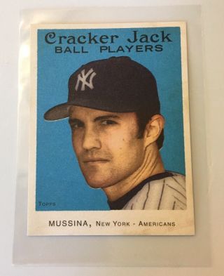 2004 Topps Cracker Jack Mini Blue Mike Mussina Yankees 234 Rare Hof