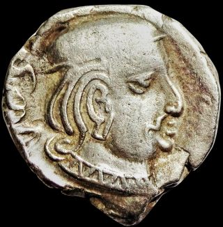 Ancient - Western Kshatrapas - Rudrasena Ii - Silver Drachm (256 - 278 Ce) Rare Rm48