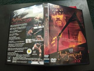 WWE Judgement Day OOP 2002 Like Hulk Hogan The Undertaker DVD Rare 2