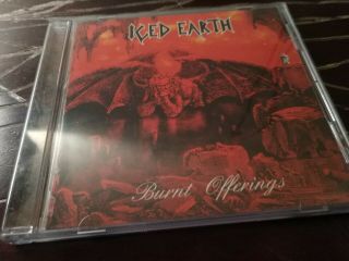 Iced Earth Burnt Offerings 1995 Century Media 1st Press Rare Oop