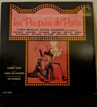 Rare Musical Lp - Les Poupees De Paris - Sid & Mart Krofft - Rca Loc 1090 Vg,