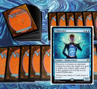 Mtg Blue White Azorius Deck Magic The Gathering Rare 60 Cards Willbreaker Jareth