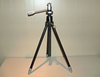8554: Rare Vintage Star D Conquest By Davidson Atomic Industrial Camera Tripod