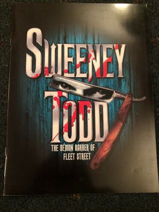 Sweeney Todd Revival Patti Lupone Souvenir Program Broadway Playbill Rare