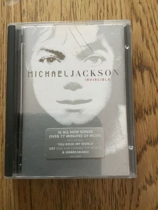 Invincible - Minidisc Album - Michael Jackson - Rare & Collectable