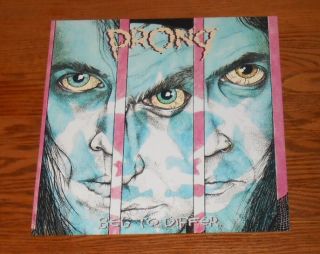 Prong Beg To Differ Poster 2 - Sided Flat Square 1989 Promo 12x12 Rare