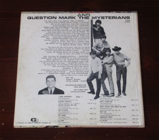 QUESTION MARK AND THE MYSTERIANS - 96 Tears ORIG 1966 Mono LP RARE Variation 2