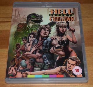 Hell Comes To Frogtown Blu - Ray Arrow Video Rare Oop Rowdy Roddy Piper Region B