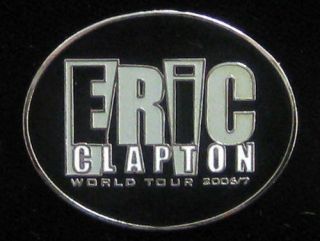 Eric Clapton Rare 2006 World Tour Metal Pin Badge For Jacket/shirt/hat