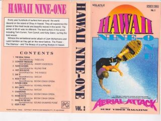 Surfing Hawaii Nine One Vhs Pal Video A Rare Find