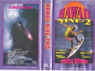 Surfing Hawaii Nine Two Vhs Pal Video A Rare Find