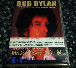 Bob Dylan / 1983 - 1984/ Rare Live Import / 1dvd/ Santan Mick Taylor Mark Knopfler