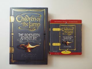 Children Of Lamp - Akhenaten Adventure 1 By P.  B.  Kerr (2004,  Cd) & Hcdj Book - Rare