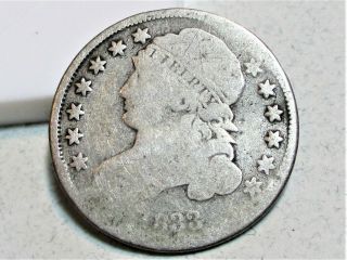 1833 Capped Bust Dime 10c G Rare Us Coin.