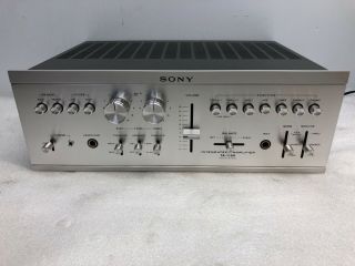 Rare Sony Ta - 1150 Power Pre And Amplifier And In Near