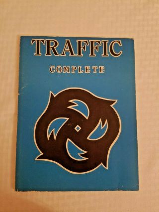 Traffic Complete : Piano,  Vocal,  Guitar,  Songbook Winwood Mason Wood Rare 1970