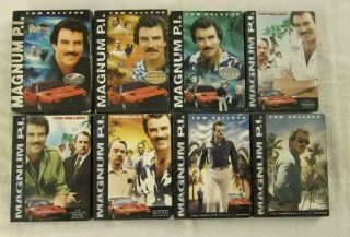 Magnum Pi Complete Series Season 1,  2,  3,  4,  5,  6,  7,  & 8 Dvd Classic Rare Dvds