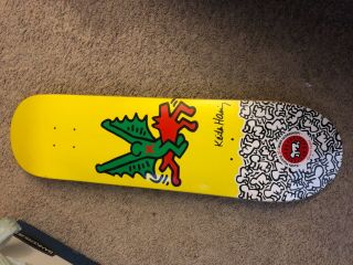 Keith Haring X Alien Workshop Grant Taylor Skateboard Deck Rare