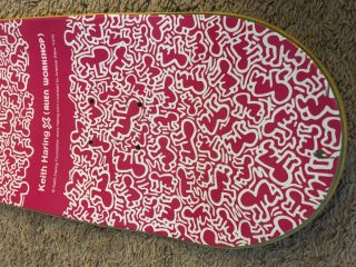 Keith Haring X Alien Workshop Grant Taylor Skateboard Deck Rare 6