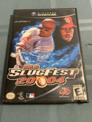 Mlb Slugfest 20 - 04 (nintendo Gamecube,  2003) Box And Game Disc Rare