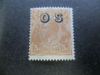 Kgv Stamps: Overprint Os - Rare (e433)