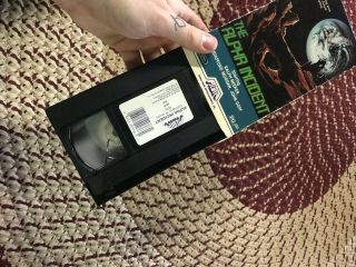 THE ALPHA INCIDENT MEDIA RARE OOP VHS BIG BOX SLIP 2