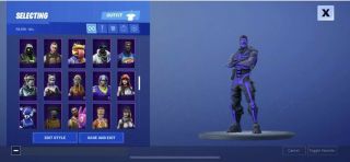 Rare Og Skull And Ghoul Trooper And Galaxy And Black Night Account 3