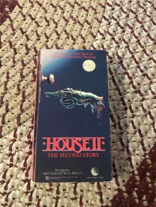 House 2 Horror Sov Slasher Rare Oop Vhs Big Box Slip