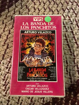 La Banda De Los Panchitos Mexi Spainish Rare Oop Vhs Big Box Slip