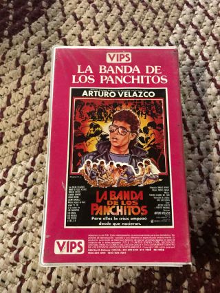 LA BANDA DE LOS PANCHITOS MEXI SPAINISH RARE OOP VHS BIG BOX SLIP 3