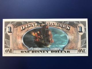 2011 Disney Dollar - $1 - Pirates Of The Caribbean - On Stranger Tides - Rare