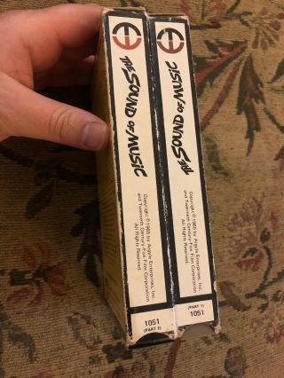 THE SOUND OF MUSIC VHS RARE 1st Release Magnetic Video Julie Andrews 3