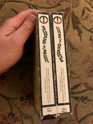 THE SOUND OF MUSIC VHS RARE 1st Release Magnetic Video Julie Andrews 5