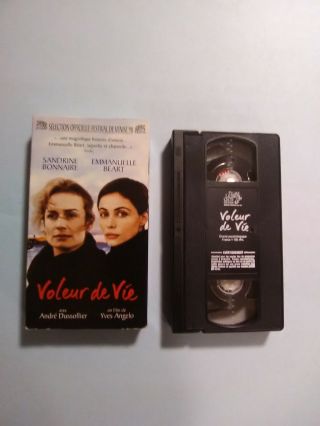 Voleur De Víe (vhs,  1998,  French) Quebec Canada - Rare Vhs Tape
